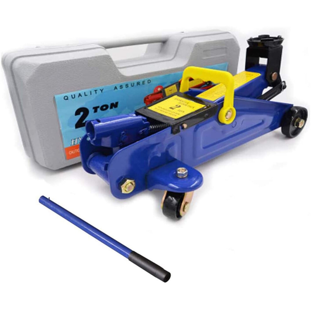 Floor Jack 2 Tons Quick Lift Hydraulic Trolley Profile Car Lift-image-OPC-P7BB2QG-NEW