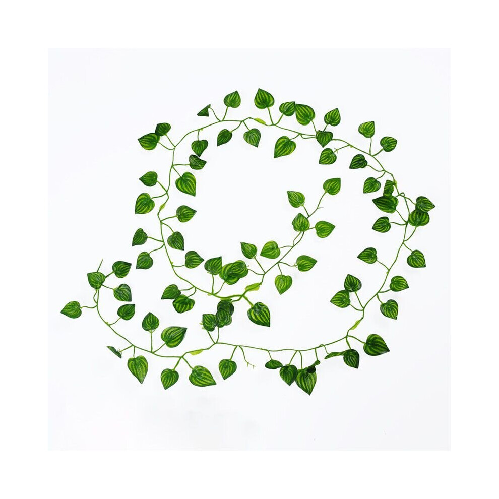 (4) Plant Garland Decor Plastic Home Foliage Leaf