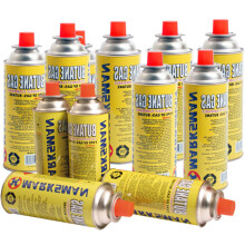 12 X BUTANE GAS CANISTERS BOTTLE CAMPING PORTABLE HEATER COOKER STOVES