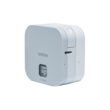 Cube Etikettendrucker Kompakt - BROTHER PT-P300BT P-Touch verbindet sich einfach mit Smartphones und Tablets bis zu 12 mm.