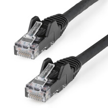 Cable Ethernet CAT6 - StarTech - N6LPATCH3MBK - 3m - 10 GbE - LSZH Negro