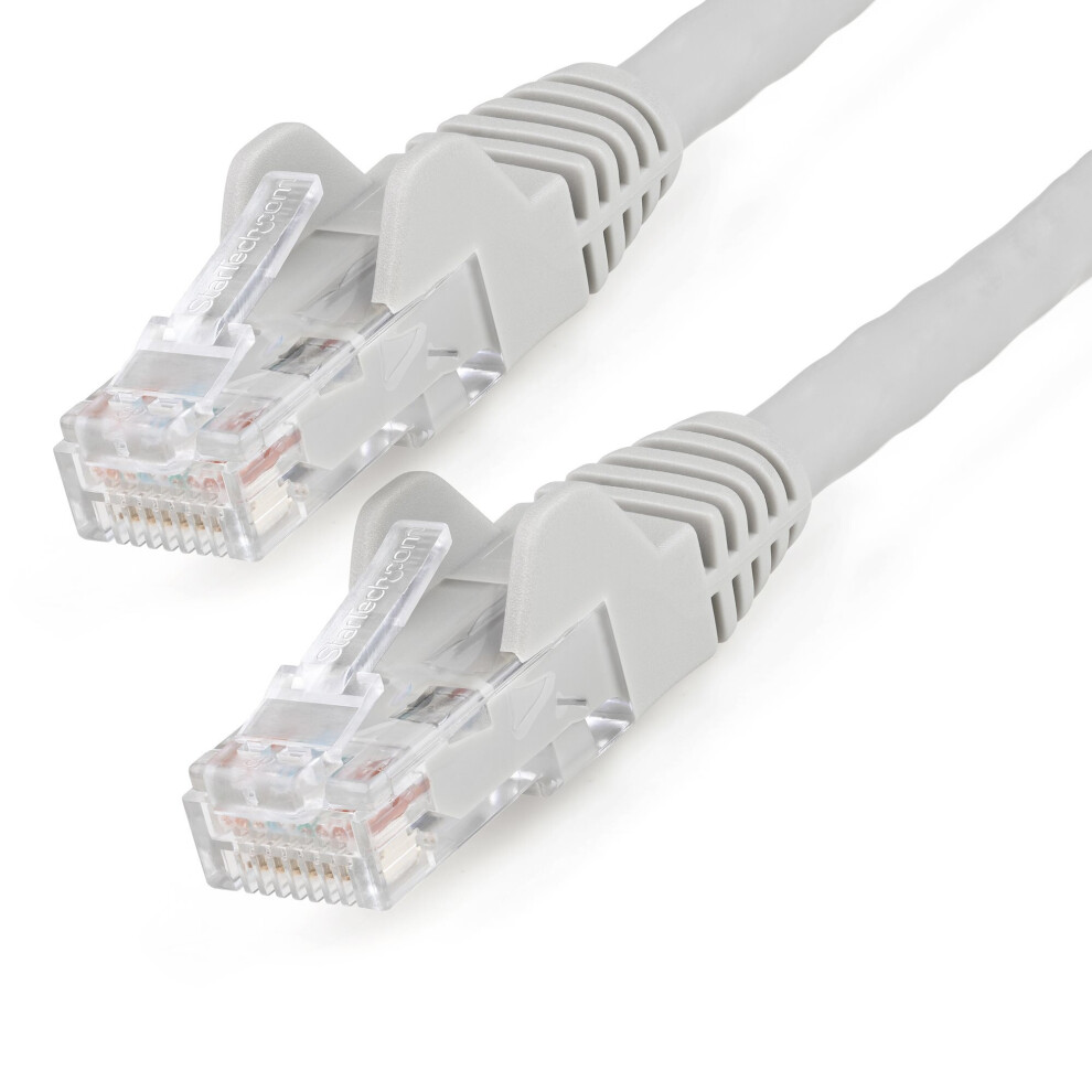 3M Cat6 Ethernet Cable - Lszh - 10 Gigabit 650Mhz 100W Poe Rj45 10Gbe Utp Network Patch Cord Snagless With Strain Relief - Etl Verified, 24Awg Grey 065030892407