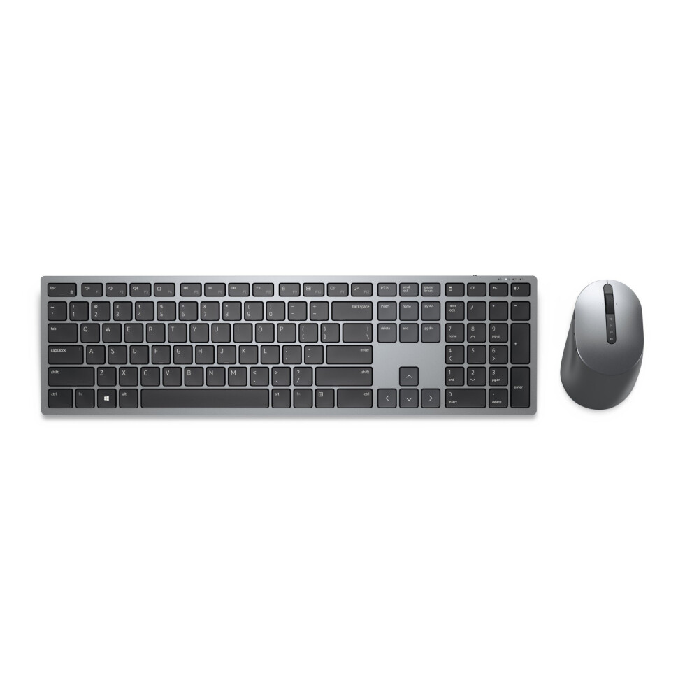 Dell Km7321w Keyboard Rf Wireless + Bluetooth Qwerty Uk English Titanium Grey