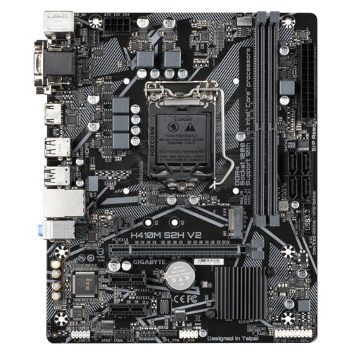 Gigabyte Gigabyte H410M S2H V2 Mainboard Intel H410 LGA 1200 Micro-ATX