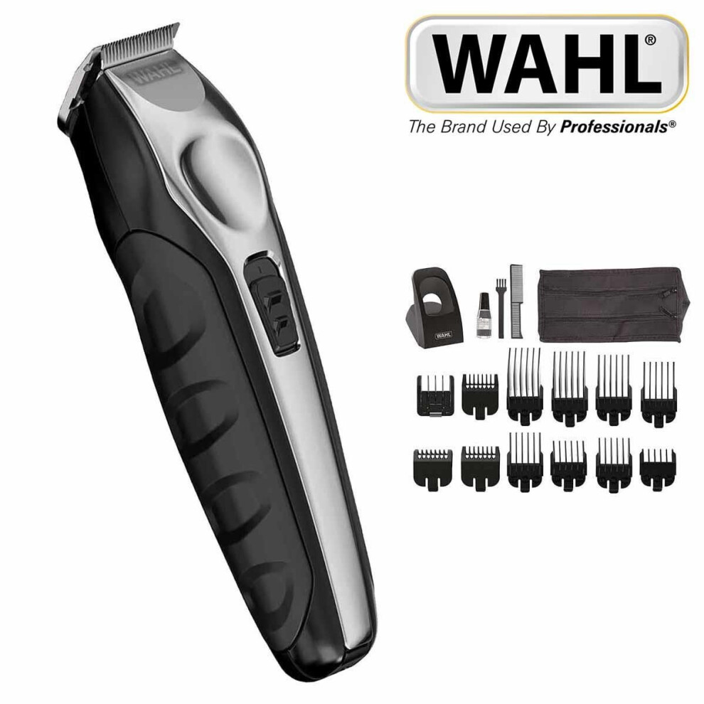 Wahl Cordless Total Beard Rechargeable Trimmer Grooming Set 0.5 - 12mm 9888-802