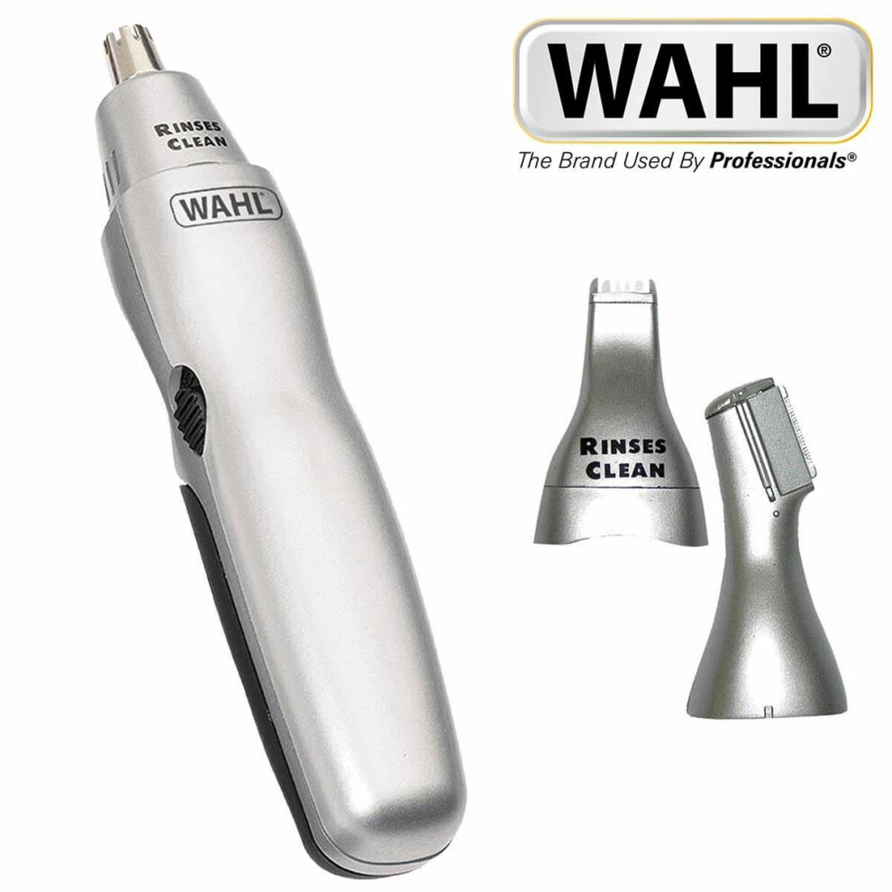 Wahl Cordless 3 in 1 Ear Nose & Brow Trimmer Set With Precision Blades 5545-427