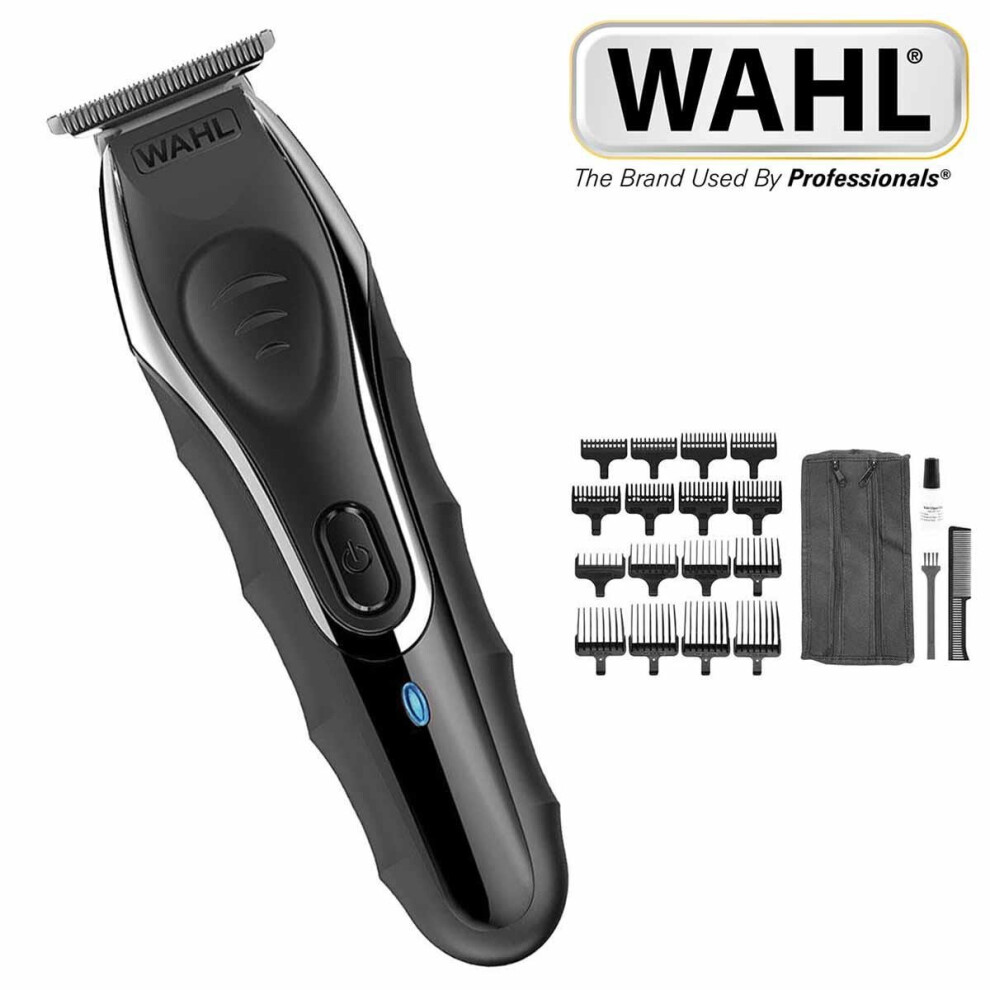 Wahl Cordless Aqua Blade Wet Dry Stubble & Beard Trimmer Grooming Set 9899-800