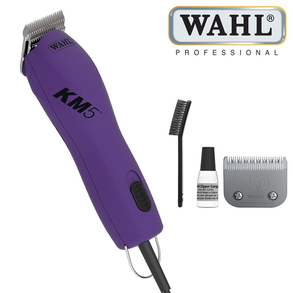 Wahl KM5 Professional Animal Thick Coat Clipper Dog & Pet Grooming Trimmers Set