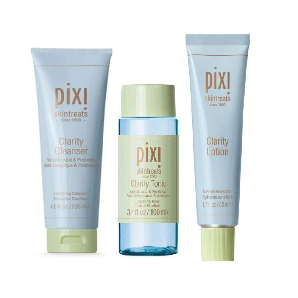 PIXI Clarity Cleanser, Tonic And Face Lotion Gift Set