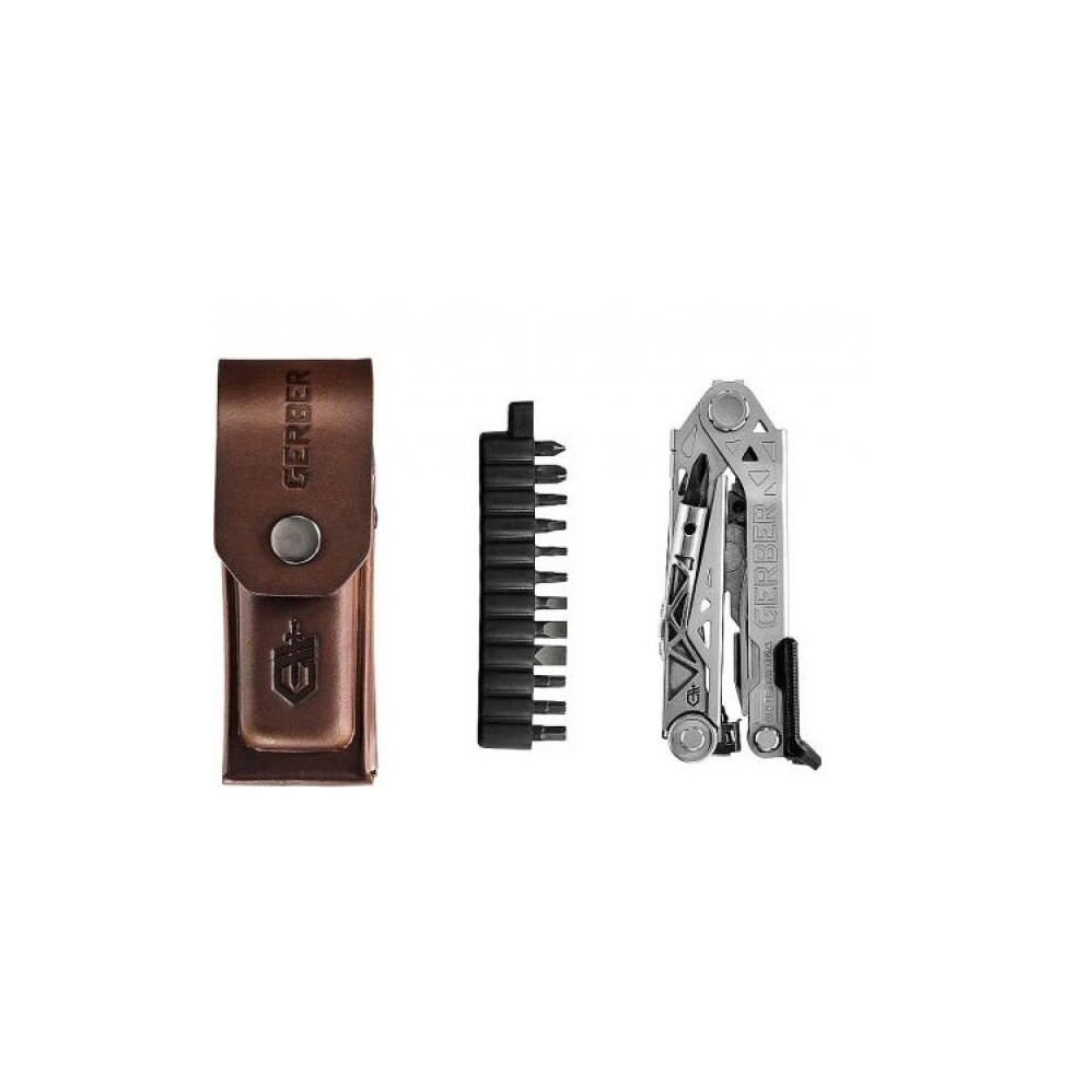 Gerber Centre Drive Plus Multi Tool with Bit Set and Leather Sheath