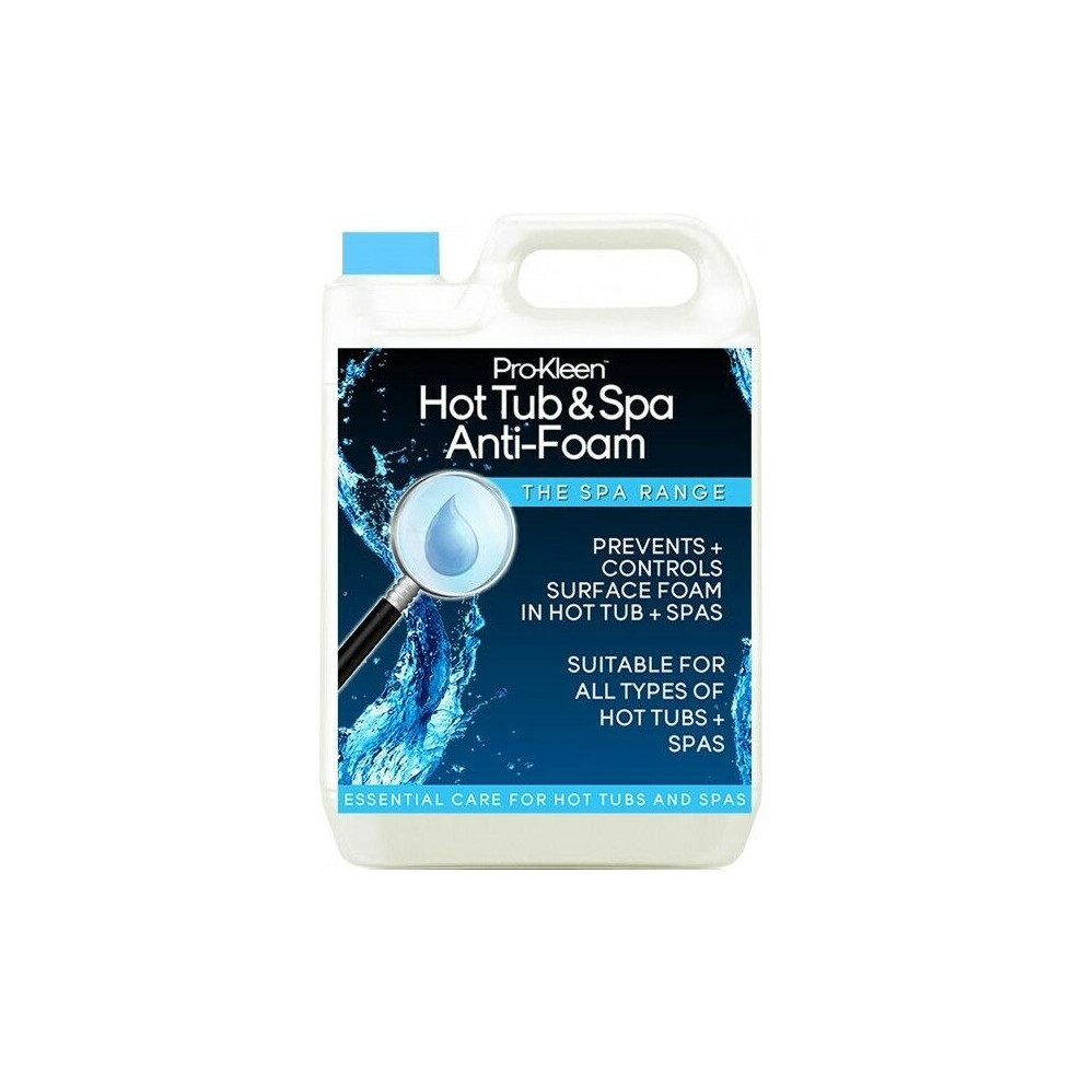 (5L) ProKleen Anti Foam for Hot Tubs & Spas