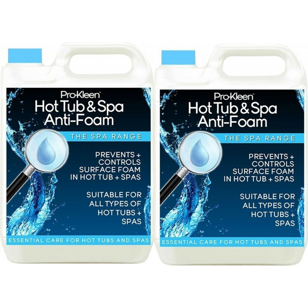 Pro-Kleen (10L) Anti Foam For Hot Tubs & Spas