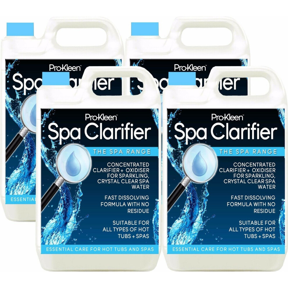 (20L) ProKleen Spa Whirlpool Hot Tub Pool Clarifier