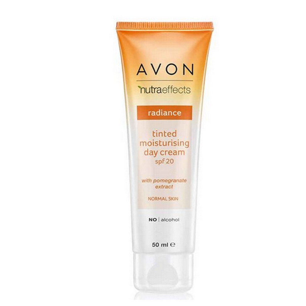 avon nutraeffects radiance tinted moisturising day cream...50ml