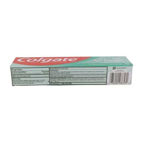 Colgate Colgate Ultra Fresh Anticavity Fluoride Toothpaste, 2.2 oz (62 g) 2