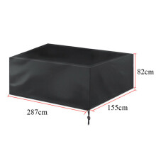 (9Ft: 287*155*82cm) Heavy Duty Pool Snooker Billiard Table Cover Waterproof Dustproof Cover