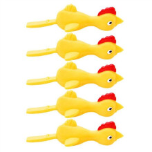 (5pcs) Catapult Funny Chick Launch Slingshot Toy Decompression