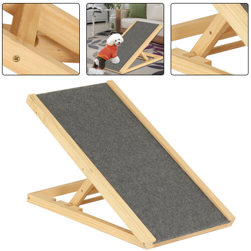 Adjustable & Non-Slip Freestanding Pet Ramp 1