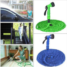 (Green, 150FT) Heavy Duty Expandable Garden & Carwash Magic Hose Pipe Spray Gun