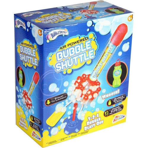 Bubble Stomp Rocket Air Powered Foam Tipped Rocket