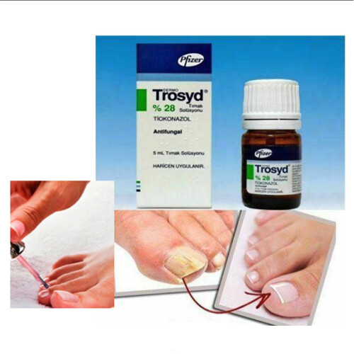 PFIZER TROSYD NAIL SOLUTION Effective against 99.9% of Nail Fungus Anti ...