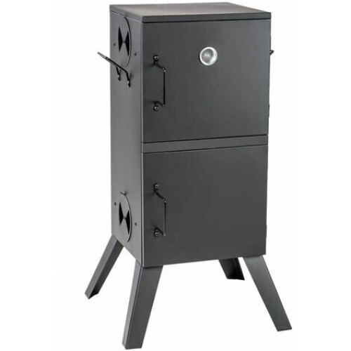 Smoker with Temperature Display  BBQ , Barbecue Grill Black, Best 1