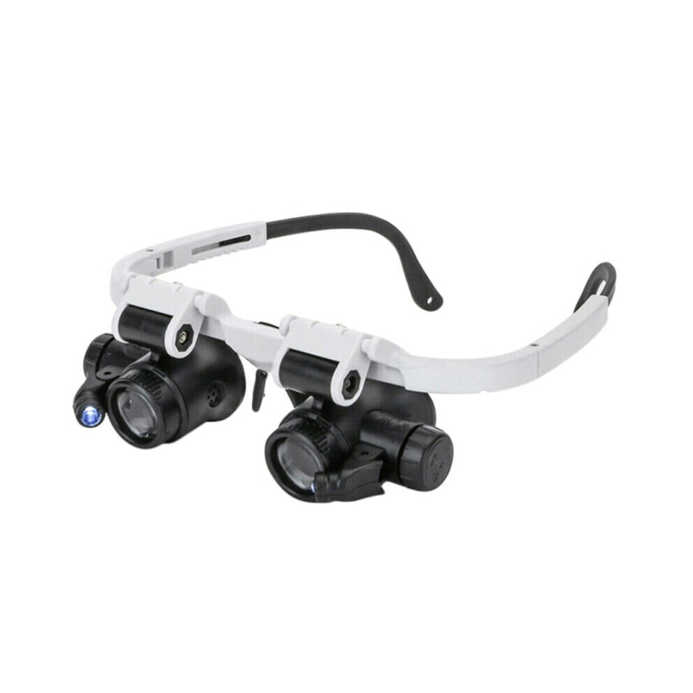 Light Head-Mounted Magnifier Jeweler Watchmaker Magnifying Optical Glass With