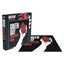 Green Day Jigsaw Puzzle American Idiot Album Cover new Official Black 500 Piece