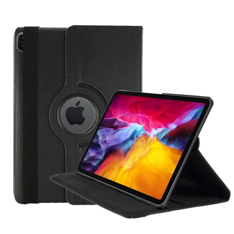 (Black) Case For Ipad Pro 11In 2021 Pu Leather 360 Degree Rotating Cover Black 304063168722