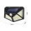 (4PCS) Solar Light Outdoor 100 LED Wall Light Motion Sensor Security Lights Waterproof with 3 Modes for Garden Outside 7