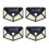 (4PCS) Solar Light Outdoor 100 LED Wall Light Motion Sensor Security Lights Waterproof with 3 Modes for Garden Outside 1