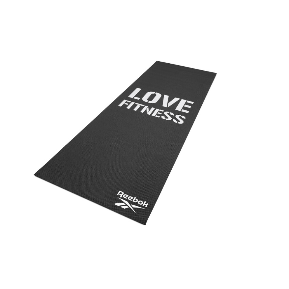 Reebok (Black) Love Fitness Mat Exercise Gym Yoga Workout Black