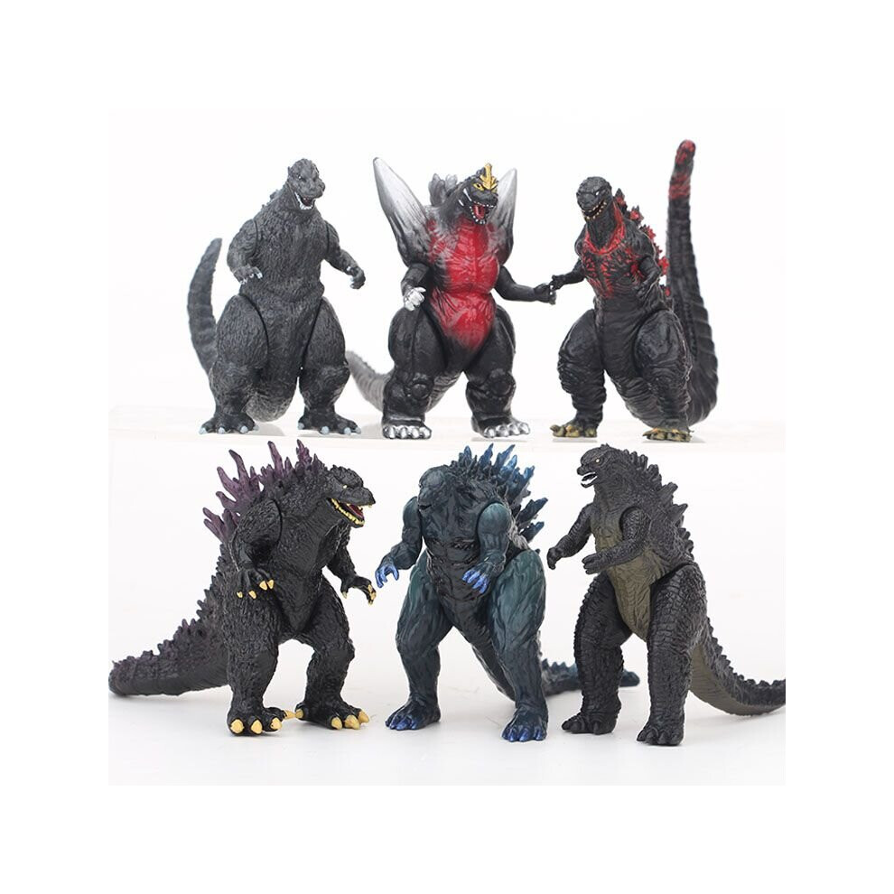 6pcs Godzilla Monsters Action Figure Doll Gift Toys