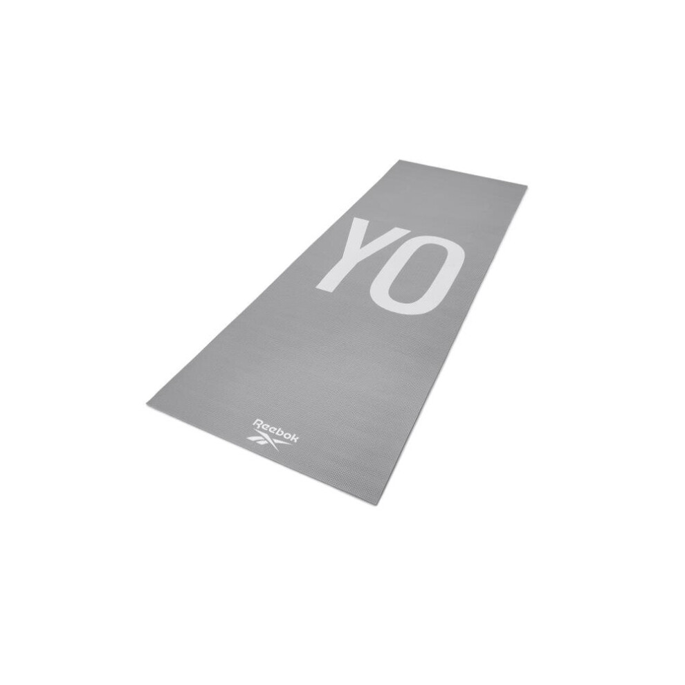 Reebok 4mm Yoga Mat Non-Slip Exercise Fitness Gym Pilates Workout - Yo-Ga