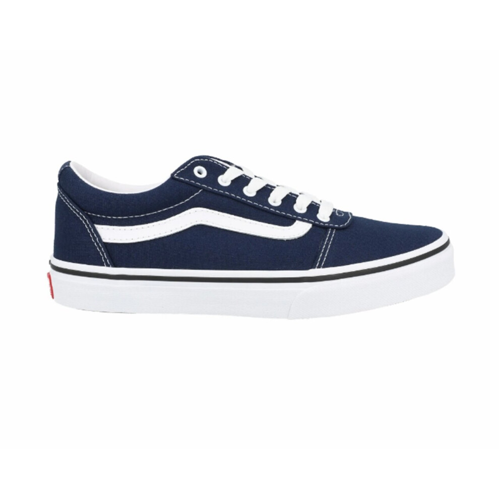 (UK 5 / EU 38) Vans Ward VN0A38J9JY31 Canvas Lace Up Trainers Blue