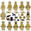 (12pcs/set) 12pcs Seal Solider Figures Building Blocks Toys Gift 1