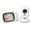 Ranpo Monitor de vídeo digital sem fios de 3,2 polegadas LCD para bebés Sensor de temperatura com visão nocturna Ficha do Reino Unido 9