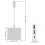 For Apple Macbook Type C USB-C Hub Adapter Cable 4K HDMI USB 3.0 4