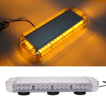 Large Car Roof Recovery Light Bar Amber Warning Strobe Beacon Magnetic