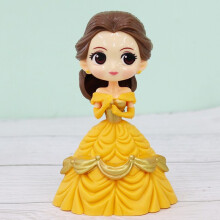 (Belle-13cm) Bella Snow White Mini Figures Cake Dollhouse Decor