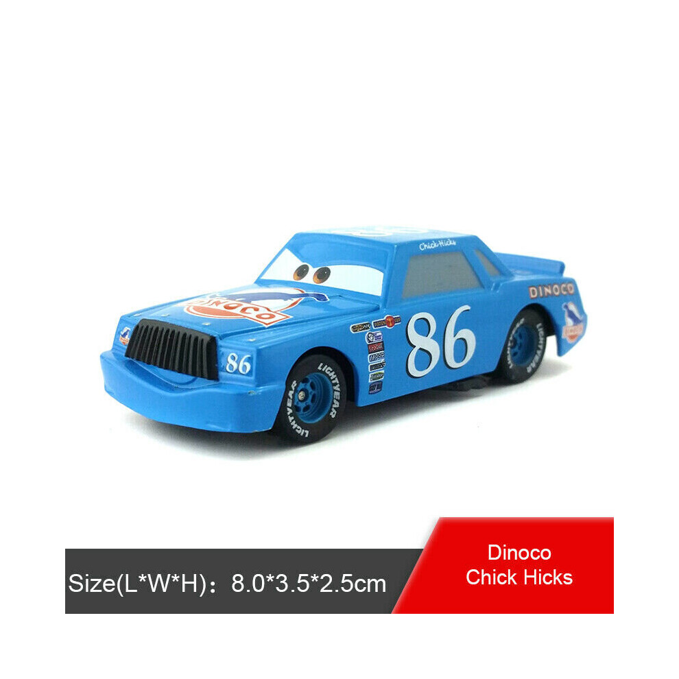 No.86 Dinoco Chick Hicks Pixar Cars Figures Mini PVC Model