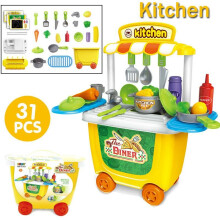 (Kitchen-31pcs set) Kids Simulation Ice Cream Shop Role play Toy Set