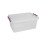 (20L) Plastic Storage Box Boxes Lid Handles Food Container Home Kitchen Office Box UK 14