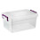 (20L) Plastic Storage Box Boxes Lid Handles Food Container Home Kitchen Office Box UK 7