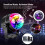 Disco Lights,Sound Activated Disco Ball Lights with 4M/13ft USB Cable 8