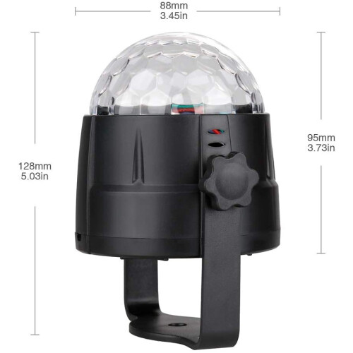 Disco Lights,Sound Activated Disco Ball Lights with 4M/13ft USB Cable 2