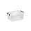 (20L) Plastic Storage Box Boxes Lid Handles Food Container Home Kitchen Office Box UK 4