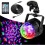 Disco Lights,Sound Activated Disco Ball Lights with 4M/13ft USB Cable 12
