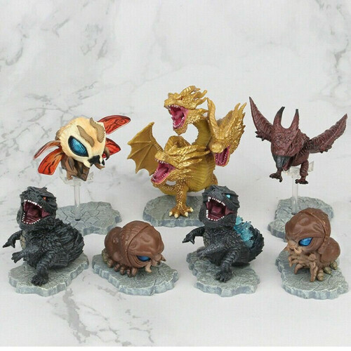 Godzilla Mini akčné figúrky 7ks Set hračiek Darček 2