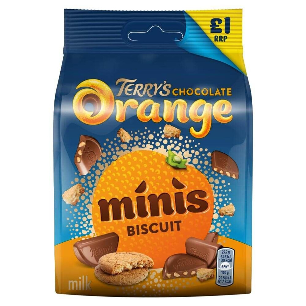 Terry's Chocolate Orange Minis Biscuit Pouch (90g)